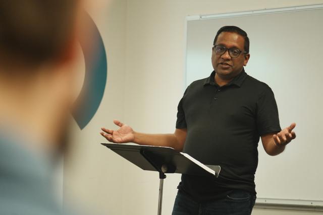 Church planters and pastors at Postures and Prepositions at Eastside Community Church
