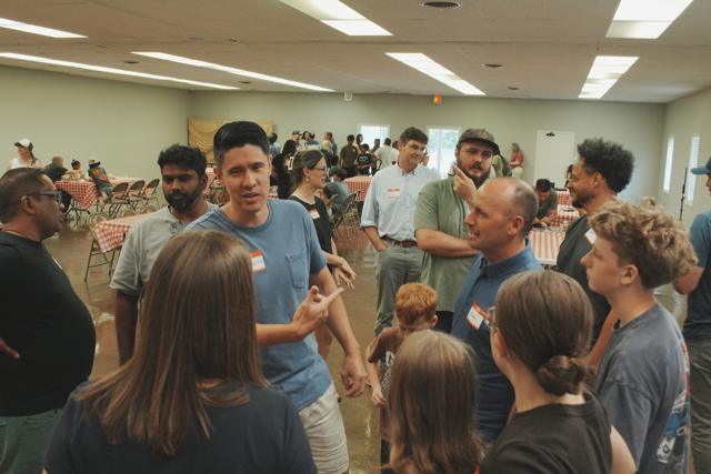 Church planters and pastors at Plant Dallas Family BBQ at LOFT City Church