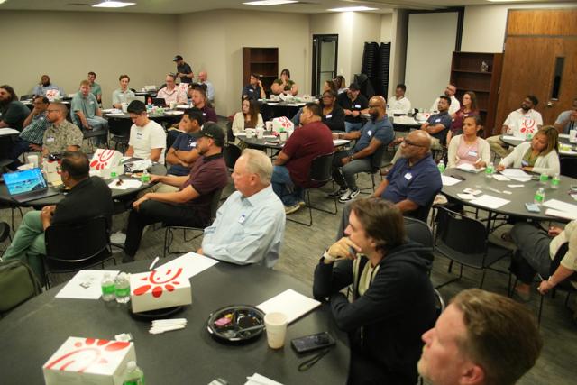 Church planters and pastors at Clarifying Your Church's Communication Strategy at Dallas Bible Church