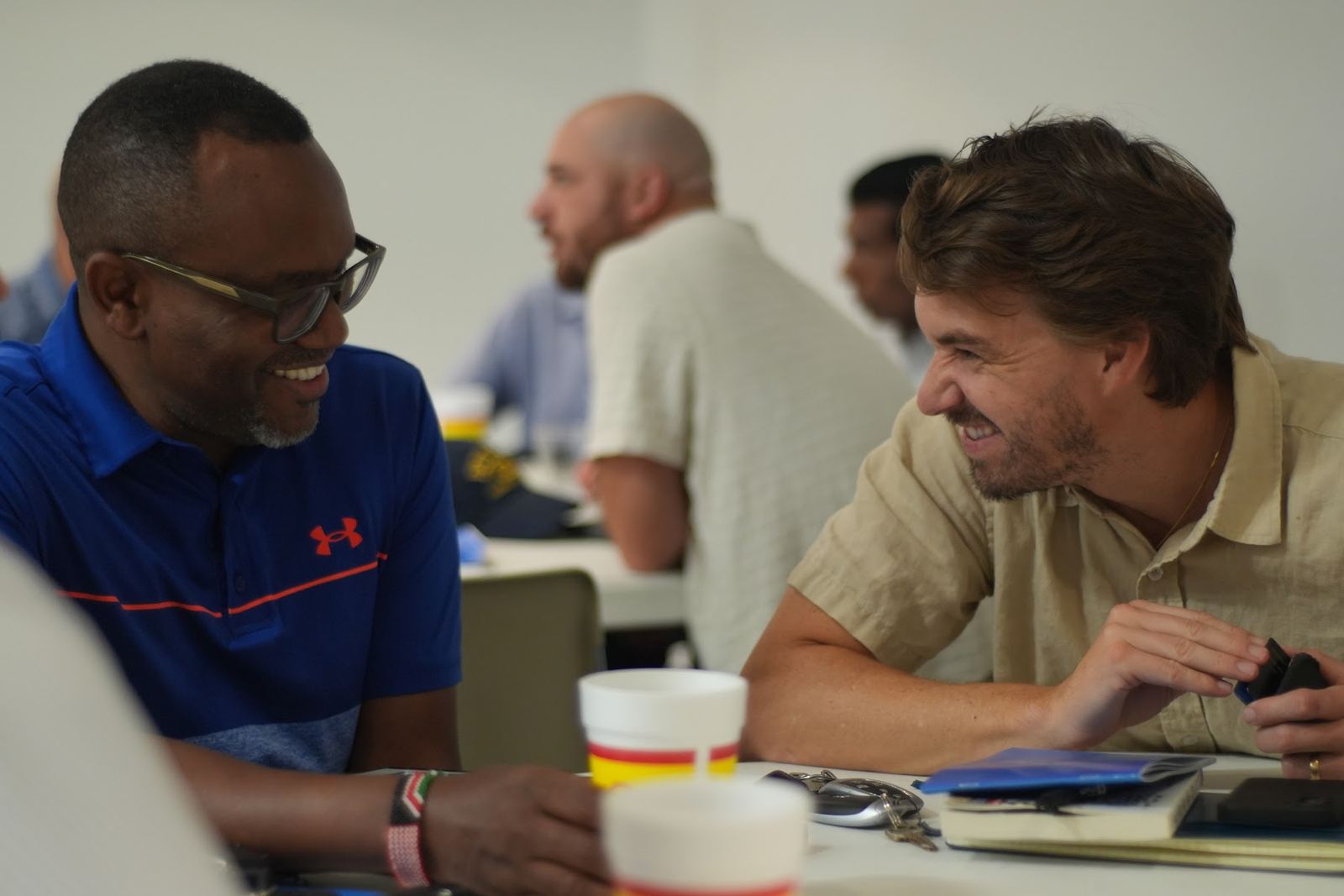 Church planters and pastors at the Strengthening the Arms of Collaboration gathering at Park Cities Presbyterian Church